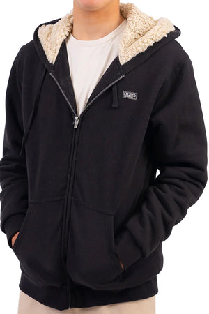 O'Neill - Fifty Two High Pile Lined Zip Jacket Mens Black