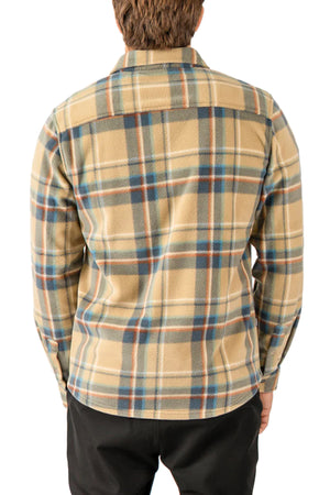 O'Neill - Glacier Plaid Superfleece Jacket Mens Twill