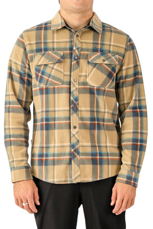 O'Neill - Glacier Plaid Superfleece Jacket Mens Twill