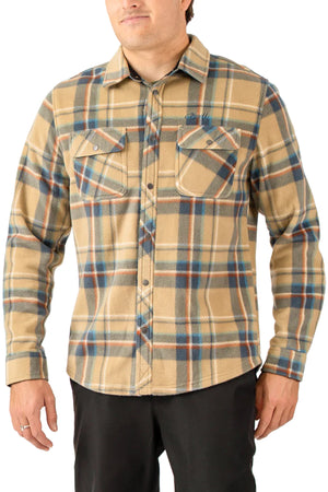 O'Neill - Glacier Plaid Superfleece Jacket Mens Twill