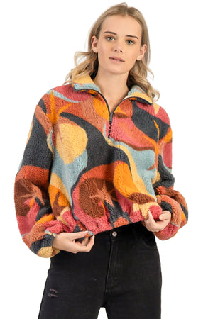 O'Neill - Kacey Printed Fleece Jersey Womens Multi