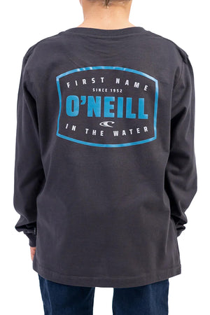O'Neill - Stamped Long Sleeve Tee Boys Pirate Black