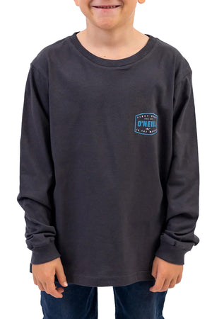 O'Neill - Stamped Long Sleeve Tee Boys Pirate Black