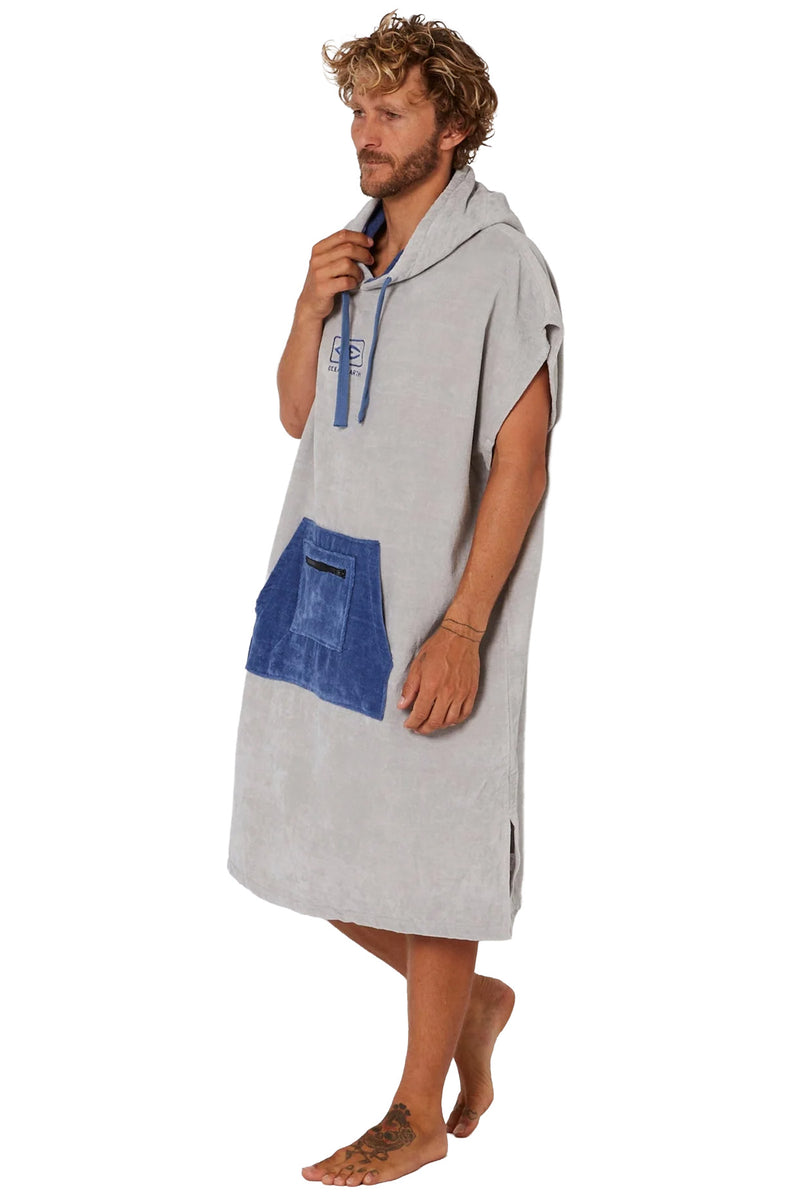 Ocean & Earth - Day Break Hooded Poncho Towel Light Grey