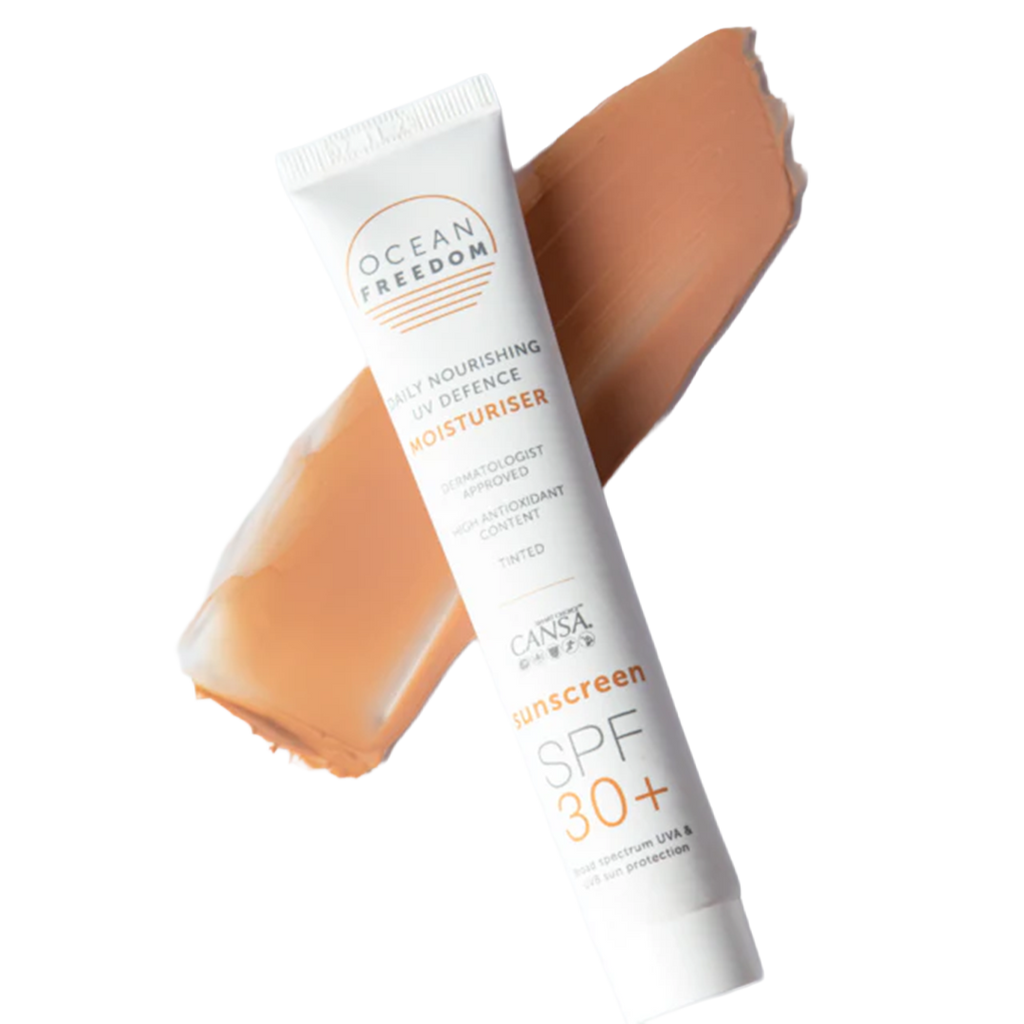 Ocean Freedom - Daily Nourishing UV Defence Moisturiser Sunscreen SPF30+ 50ml Tinted Tan