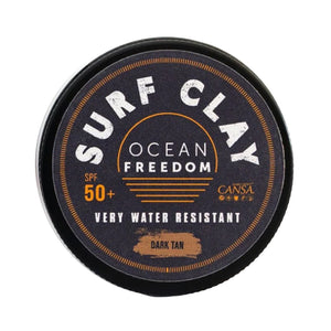 Ocean Freedom - Surf Clay PF50+ Mineral Zinc Sunscreen Tin 50g Dark Tan