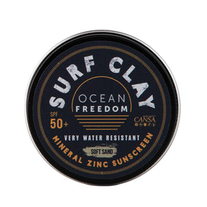 Ocean Freedom - Surf Clay PF50+ Mineral Zinc Sunscreen Tin 50g Soft Sand