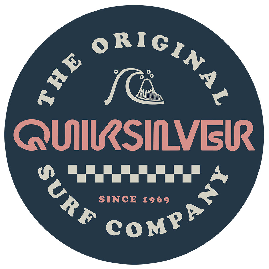 Quicksilver - Omni Checked Sticker