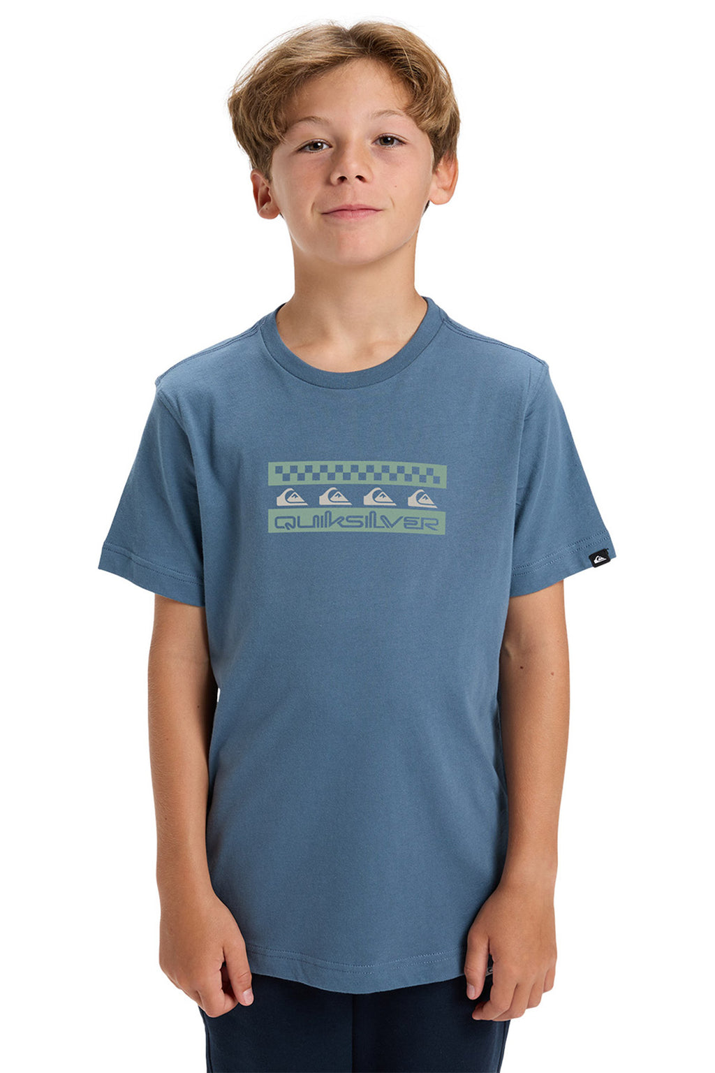 Quiksilver - Comp Check Youth T-Shirt Boys China Blue
