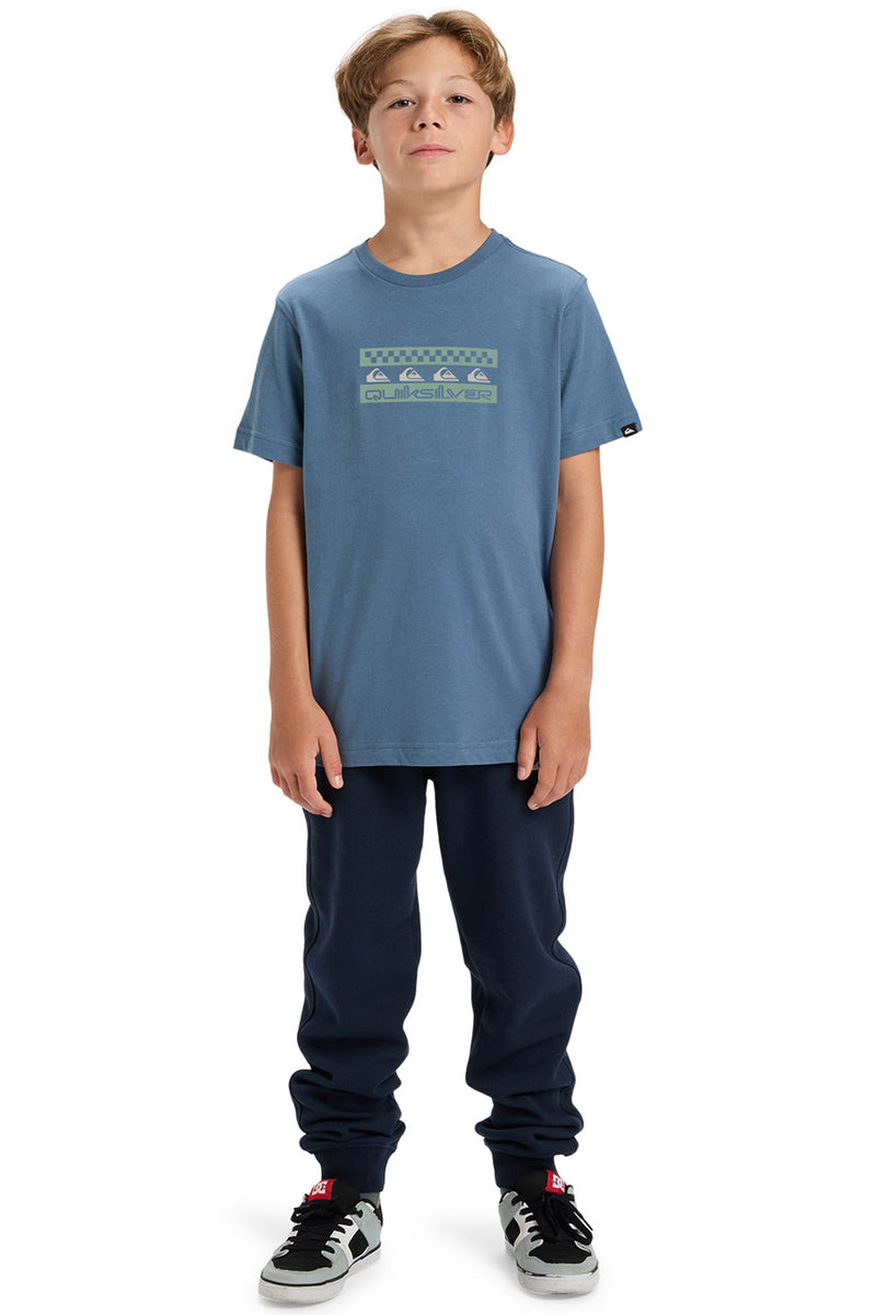 Quiksilver - Comp Check Youth T-Shirt Boys China Blue