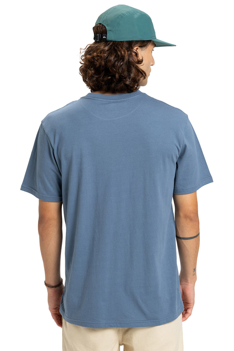 Quiksilver - Corp Logo T-Shirt Mens China Blue