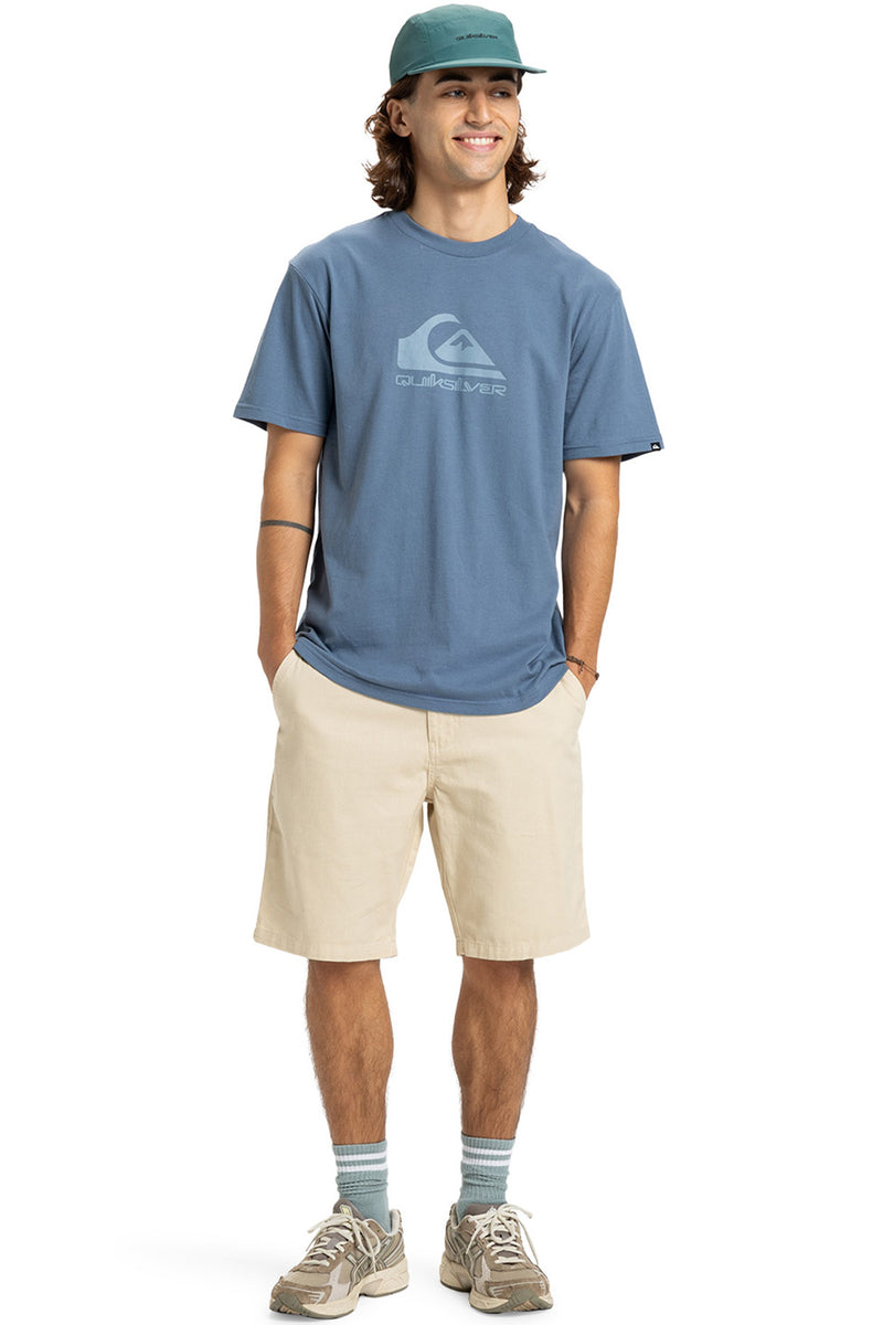 Quiksilver - Corp Logo T-Shirt Mens China Blue