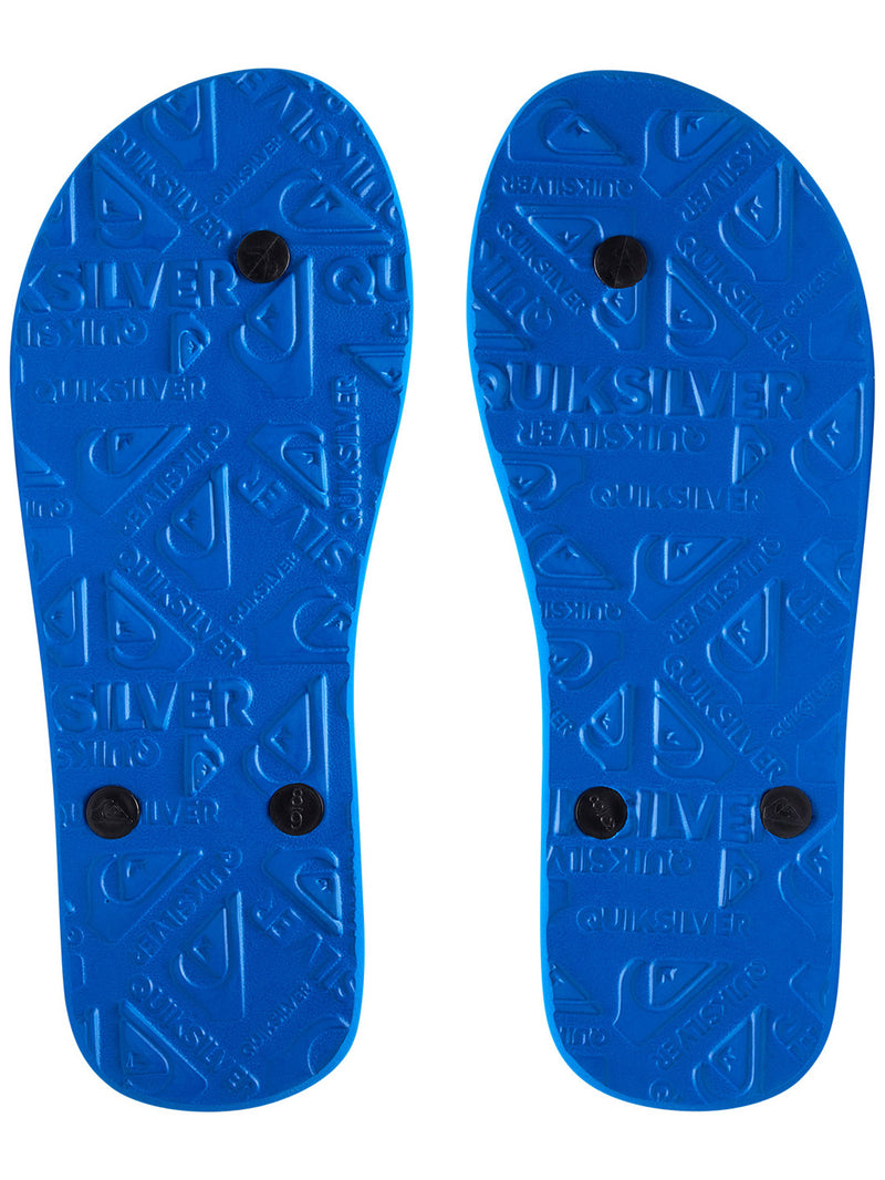 Quiksilver - Java Wordmark Flip Flop Boys Black Blue
