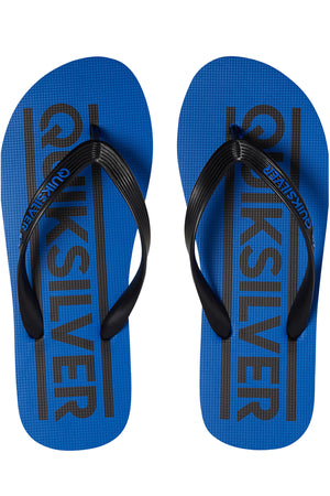 Quiksilver - Java Wordmark Flip Flop Boys Black Blue