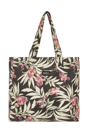 Roxy - Anti Bad Vibes 24L Womens Tote Bag Black Swept Floral