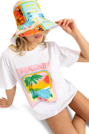 Roxy - Atlas Reversible Bucket Hat Womens Print Multi