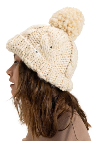 Roxy - Cold Snow Beanie Womens Parchment