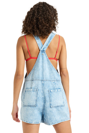 Roxy - Crystal Coast Denim Jumpsuit Womens Beau Blue