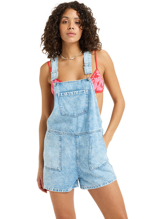 Roxy - Crystal Coast Denim Jumpsuit Womens Beau Blue