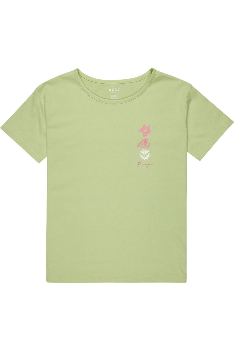 Roxy - Day And Night T-Shirt Girls Foam Green