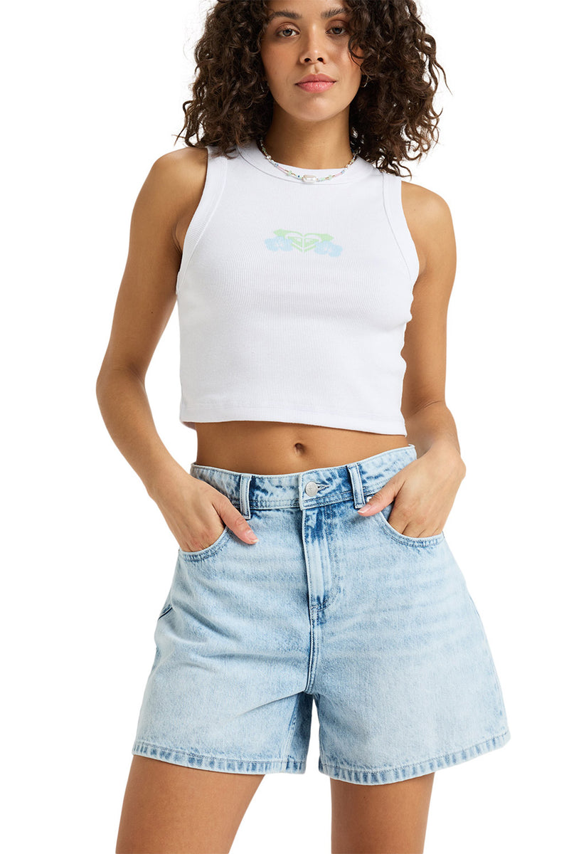 Roxy - Morning Splendour Mid Bermuda Short Womens Beau Blue