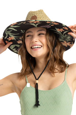 Roxy - Pina To My Colada Straw Hat Womens Anthracite