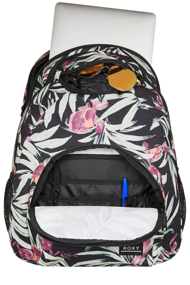Roxy - Shadow Swell Printed Girls Backpack Black Swept Floral