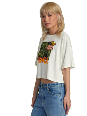 RVCA - Boyfriend Crop Tee Womens