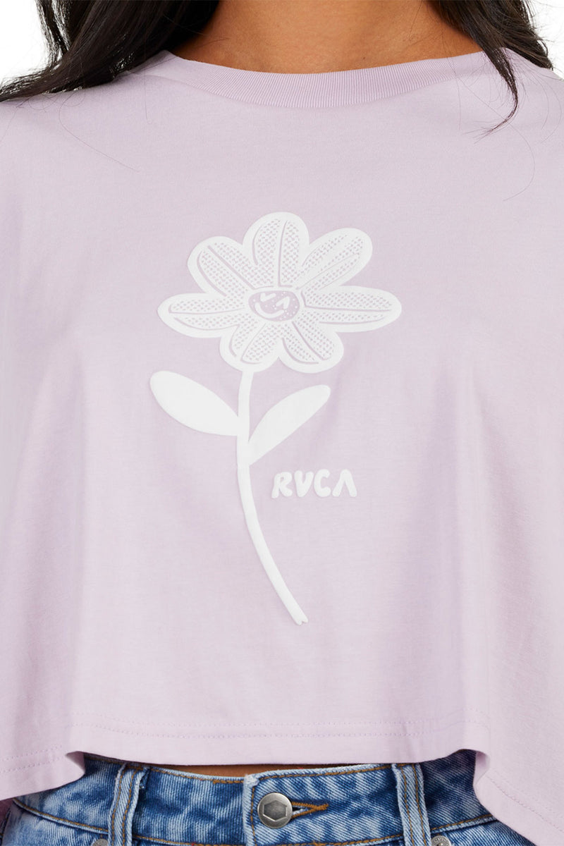 RVCA - Happy Daisy Cropped Rummage T-Shirt