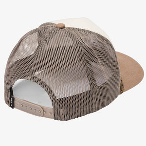 RVCA - Ridge Curved Trucker Cap Mens Silver Bleach