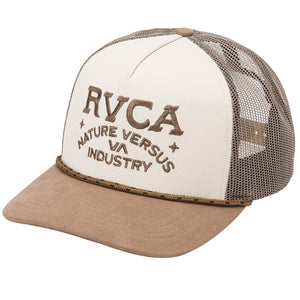 RVCA - Ridge Curved Trucker Cap Mens Silver Bleach