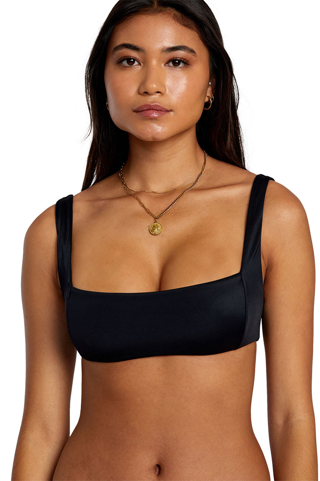 RVCA - Solid Square Bralette Bikini Top