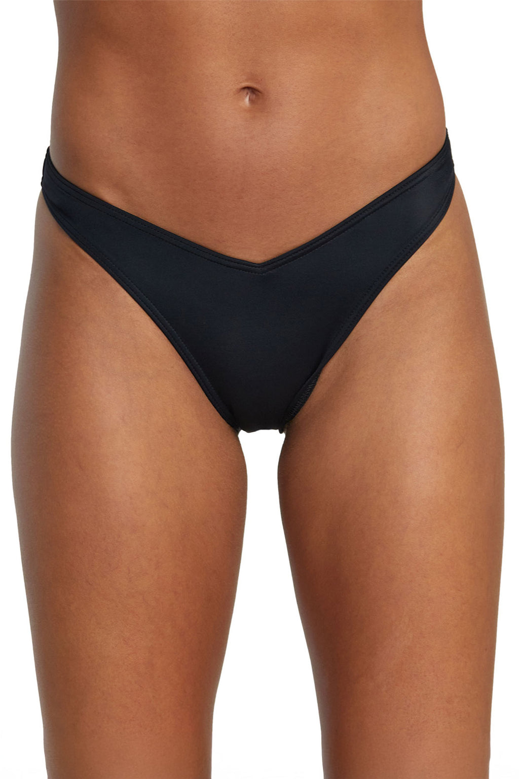 RVCA - Solid V Medium French Bikini Bottom