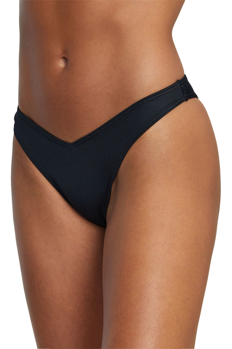 RVCA - Solid V Medium French Bikini Bottom