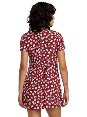 RVCA - Understated Mini Dress Womens Cranberry