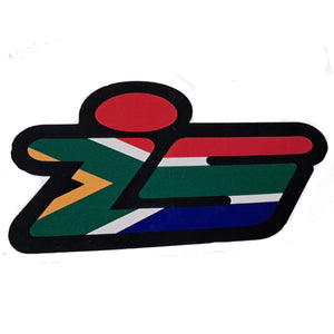 Island Style - Icon Logo Sticker 18cm SA Flag