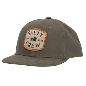 Salty Crew - Capitals 6 Panel Cap Mens Olive