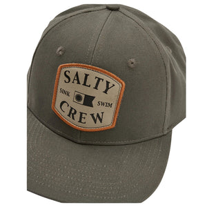 Salty Crew - Capitals 6 Panel Cap Mens Olive