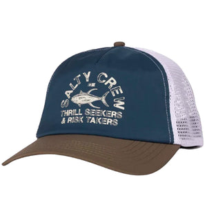 Salty Crew - Stamped Trucker Hat Mens Deep Ocean/Brown