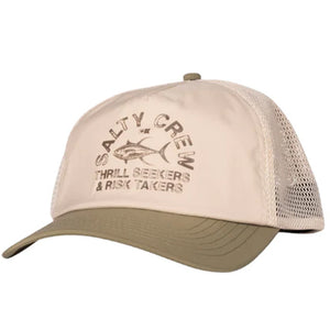 Salty Crew - Stamped Trucker Hat Mens Off White/ Fern