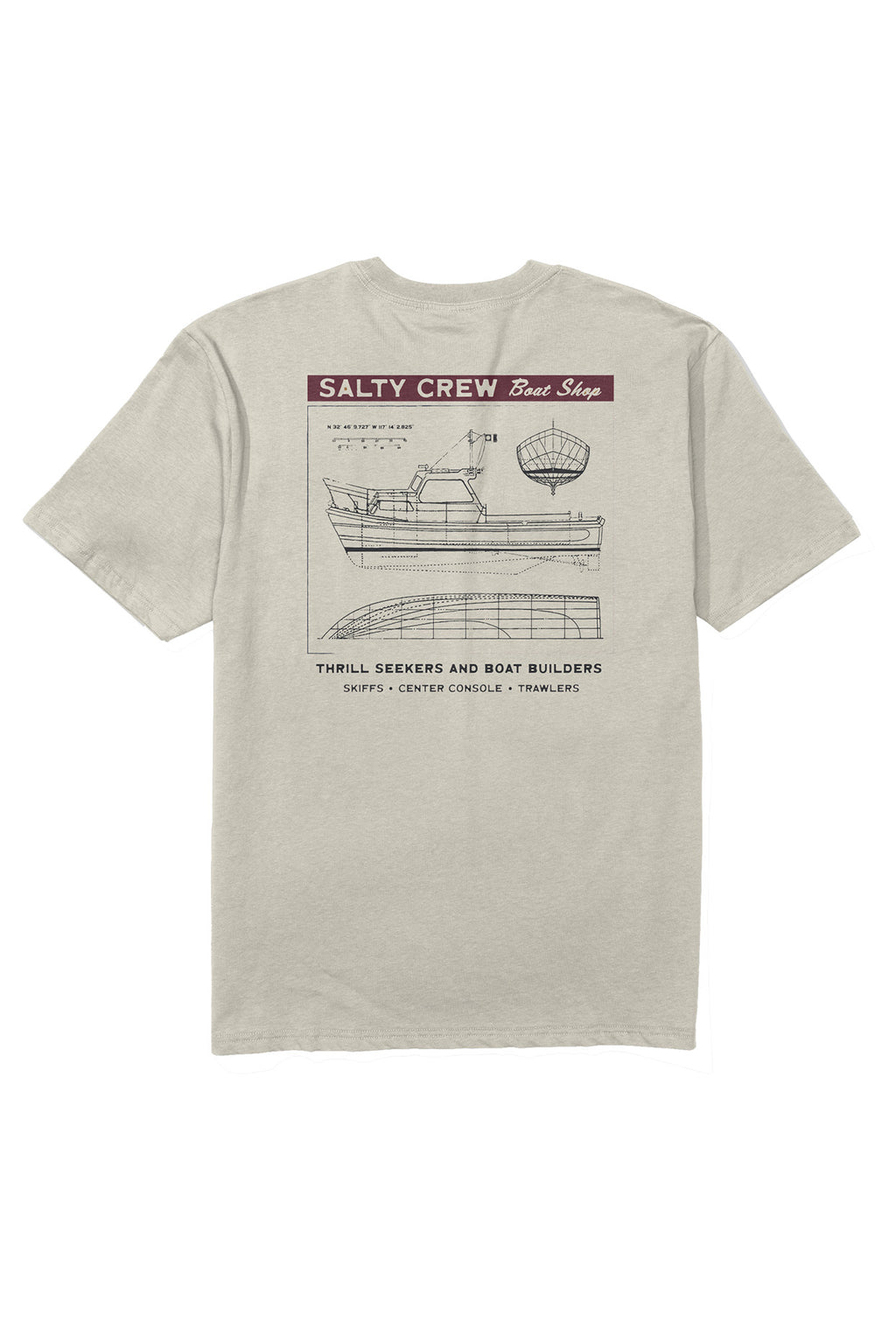 Salty Crew - Boat Shop Tee Mens Sand