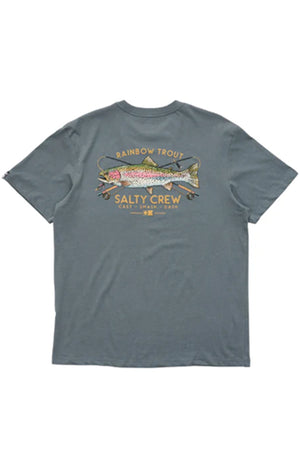 Salty Crew - Trout Mount Premium Short Sleeve Tee Mens Coal