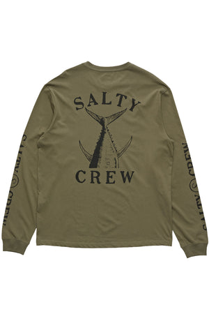Salty Crew - Vintage Tail Long Sleeve Tee Mens Dusty Olive