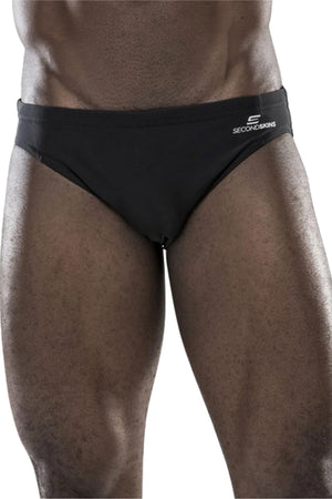 Second Skins - Lycra Briefs Mens Black