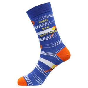 Sexy Socks - Padel Hour Printed Cotton Crew Socks Unisex