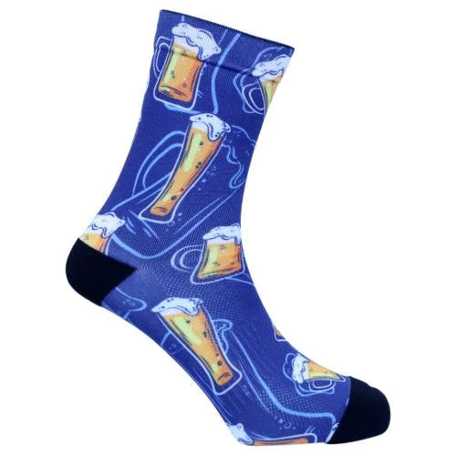 Sexy Socks - Beer Printed Crew Socks Unisex