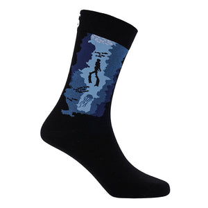 Sexy Socks - Freediver Printed Cotton Crew Socks Unisex