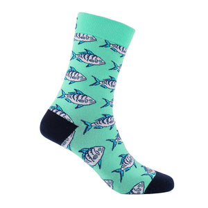 Sexy Socks - Galjoen Printed Cotton Crew Socks Unisex