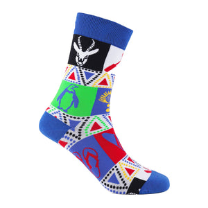 Sexy Socks - Heritage Day Printed Cotton Crew Socks Unisex