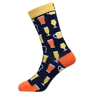 Sexy Socks - Hoppin' Around Printed Cotton Crew Socks Unisex